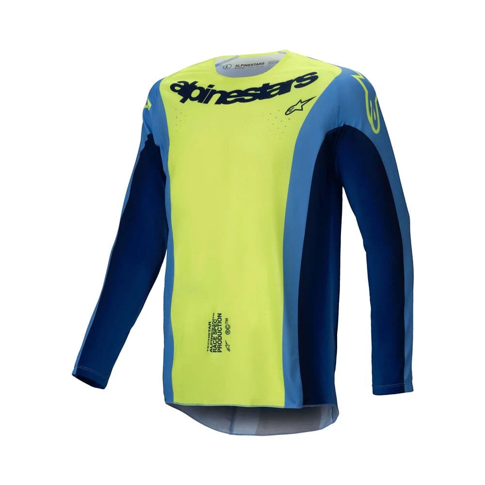 Jersey Alpinestars Tchstar Melt Amarelo/Azul P
