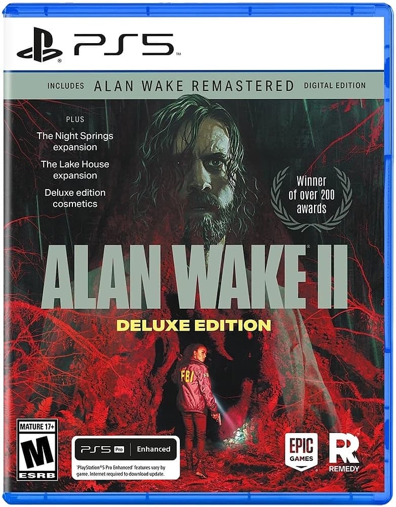Jogo Alan Wake Ii Deluxe Edition + Alan Wake Remastered Digital Edition - Ps5