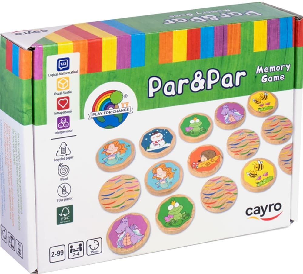Jogo da Memória Cayro 848 Par e Par