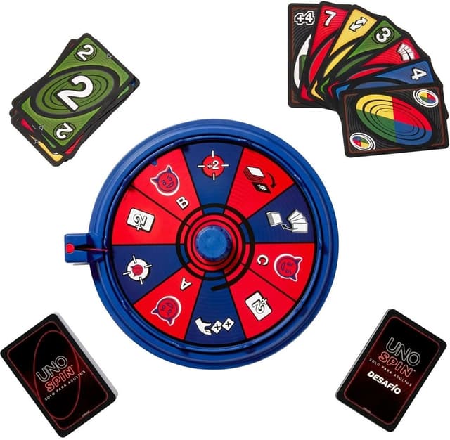 Jogo de Cartas Uno Spin Exclusivo para Adultos Mattel
