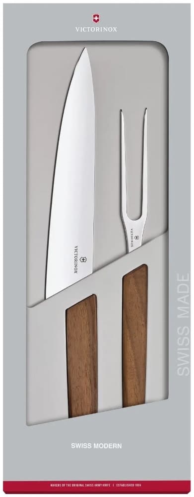 Jogo de Faca e Garfo Victorinox Swiss Modern Carving (2 Peças)