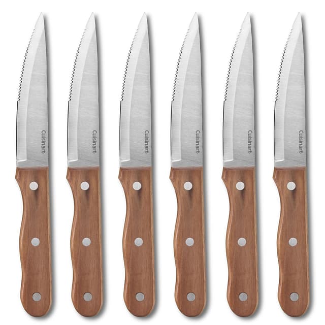 Jogo de Facas Cuisinart C55W-S6STKC Walnut – 6 Peças