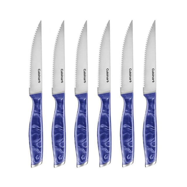 Jogo de Facas Cuisinart C77MB-6PSKB Marmorizada Azul – 6 Peças