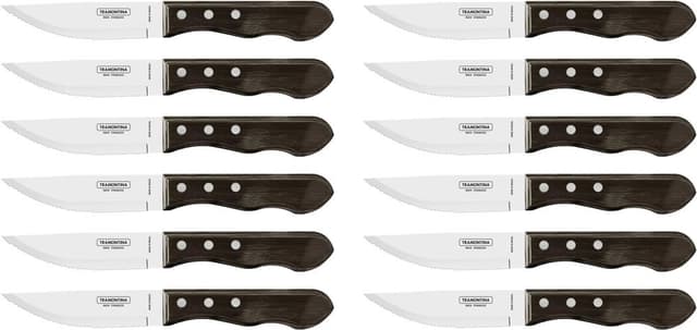 Jogo de Facas Tramontina Polywood 5" 12 Peças