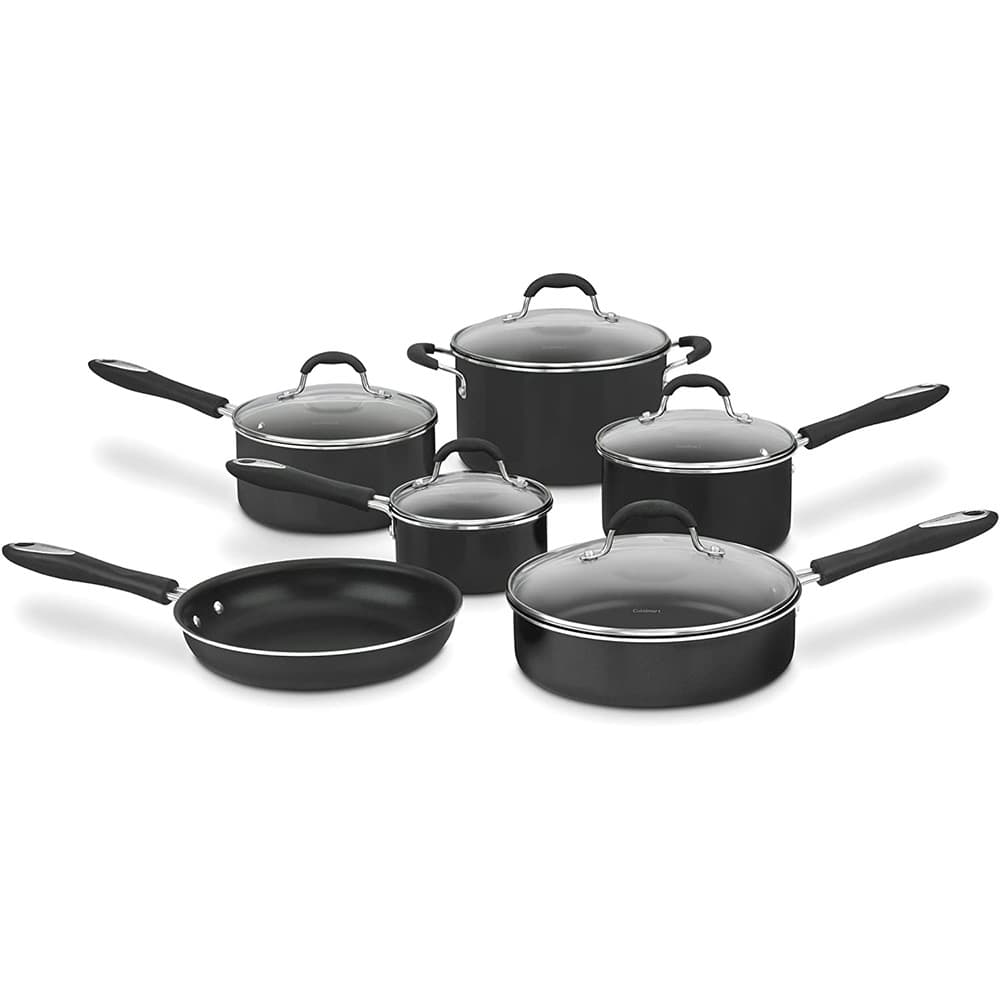 Jogo de Panelas Cuisinart Advantage 11 Peças Preto
