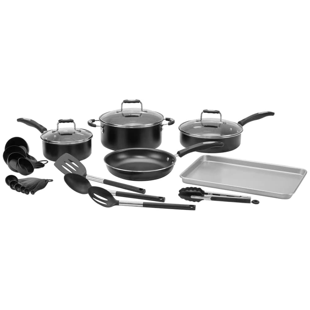 Jogo de Panelas Cuisinart P55-22BK Antiaderentes Premium Chef Preto – 22 Peças