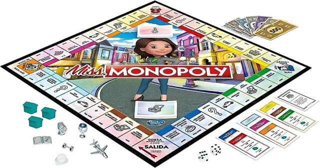 Jogo de Tabuleiro Miss Monopoly Hasbro E8424