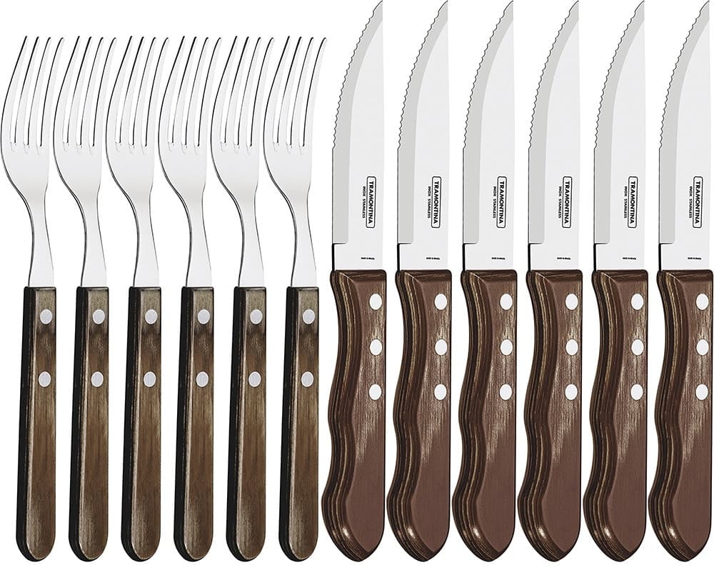Jogo de Talheres para Churrasco Tramontina Jumbo 12 Peças