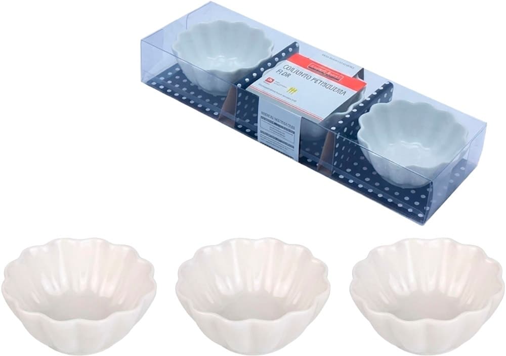 Jogo de Tigelas Party Time Porcelain Ga825-5Da236 - (3 Unidades)