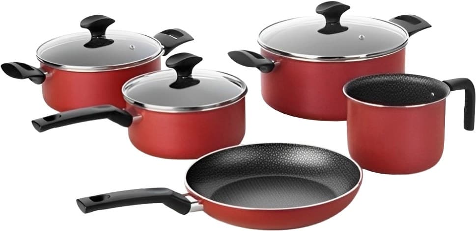 Jogo de Utensílios Multiflon Linha Amora - 5 Peças