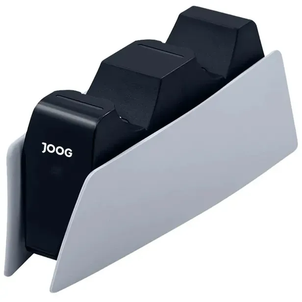 Estação de Carregamento Joog Jgam-Acs05 para Controle Ps5 Branco/Preto