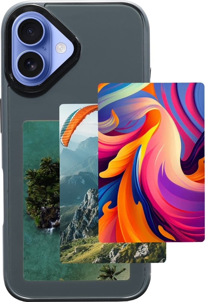 Capa NFC Photo Case Joog Npc1 Preta para iPhone 16