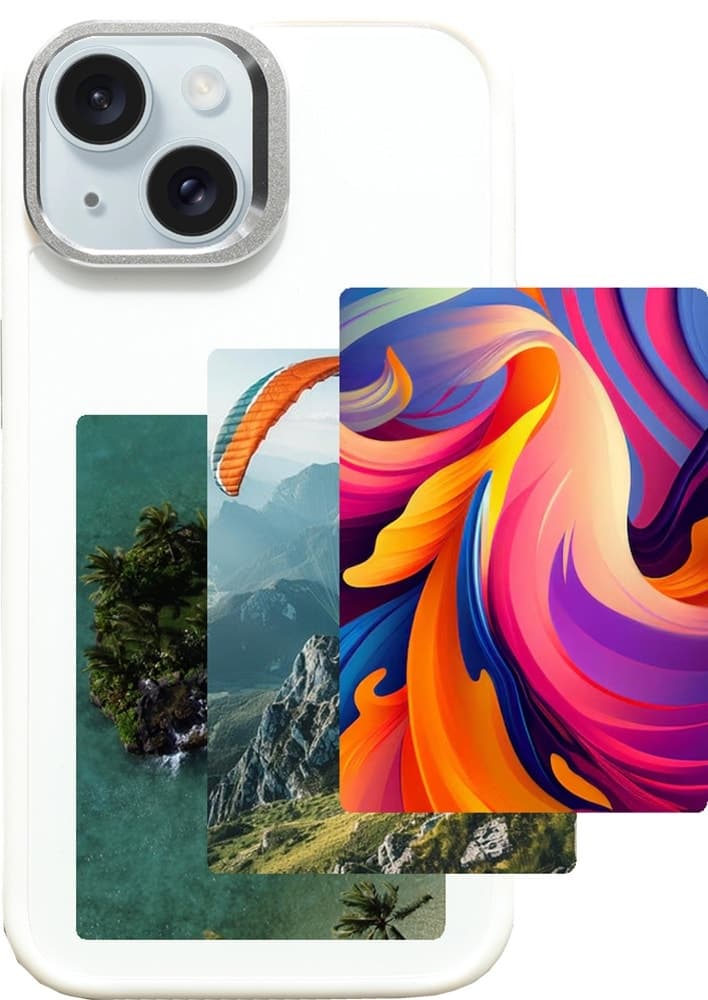Capa NFC Photo Case Joog Npc1 Branca para iPhone 15