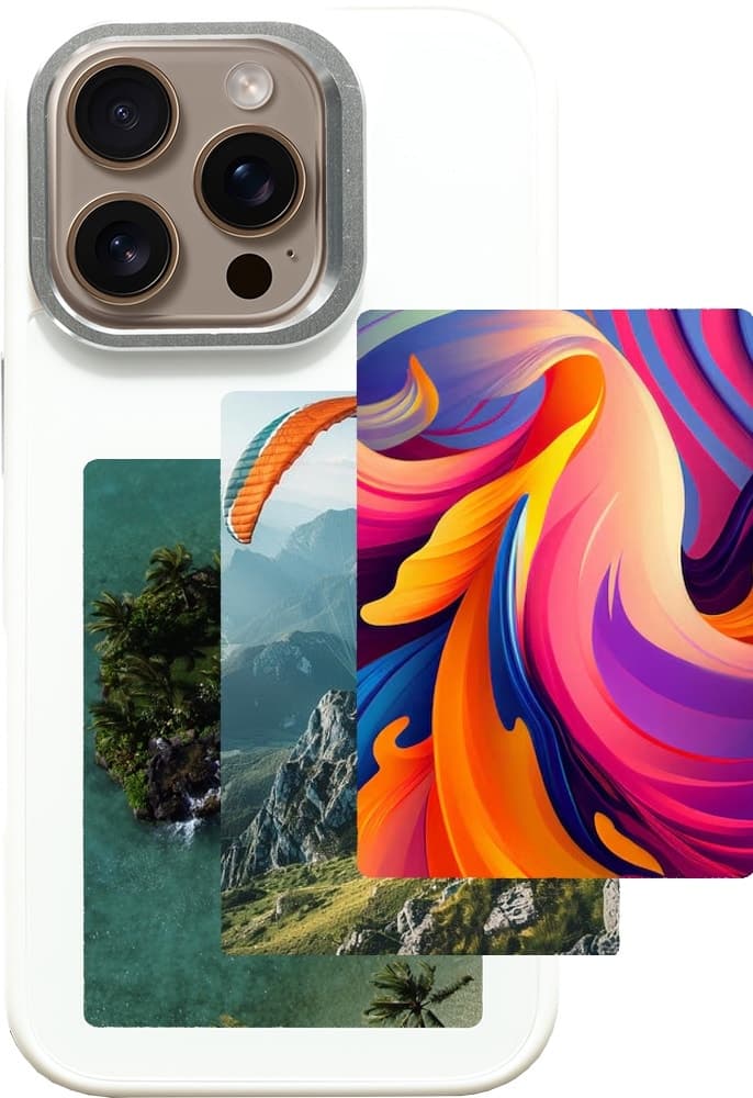 Capa NFC Photo Case Joog Npc1 Branca para iPhone 16 Pro