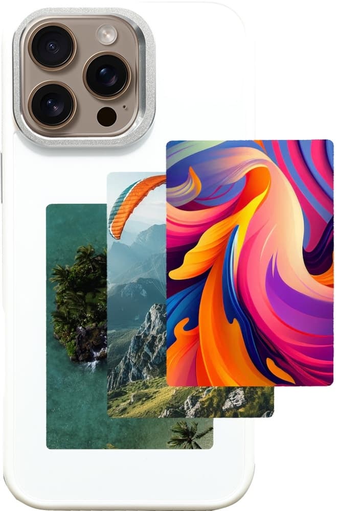 Capa Joog NFC Photo Case Npc1 Branca para iPhone 16 Pro Max
