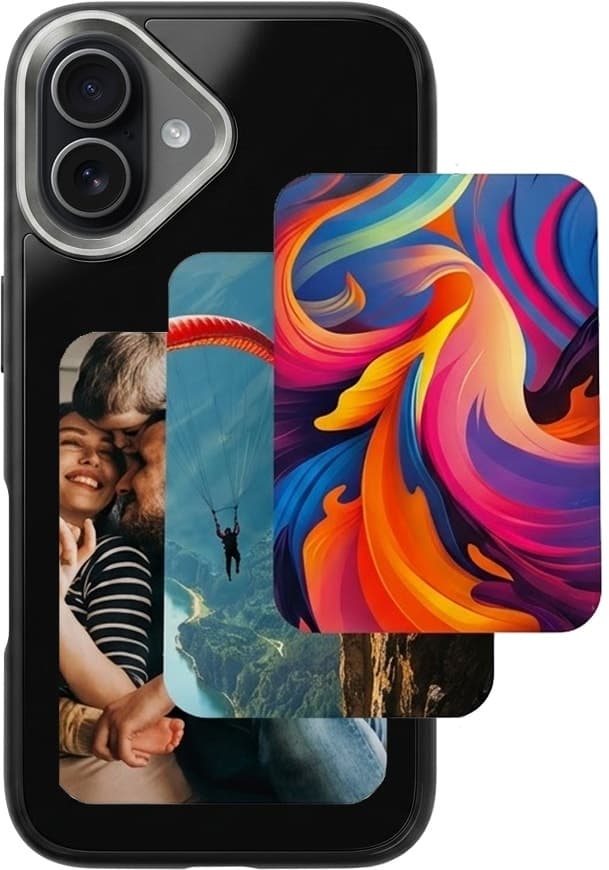 Capa Joog NFC Photo Case Npc17 Preta para iPhone 17