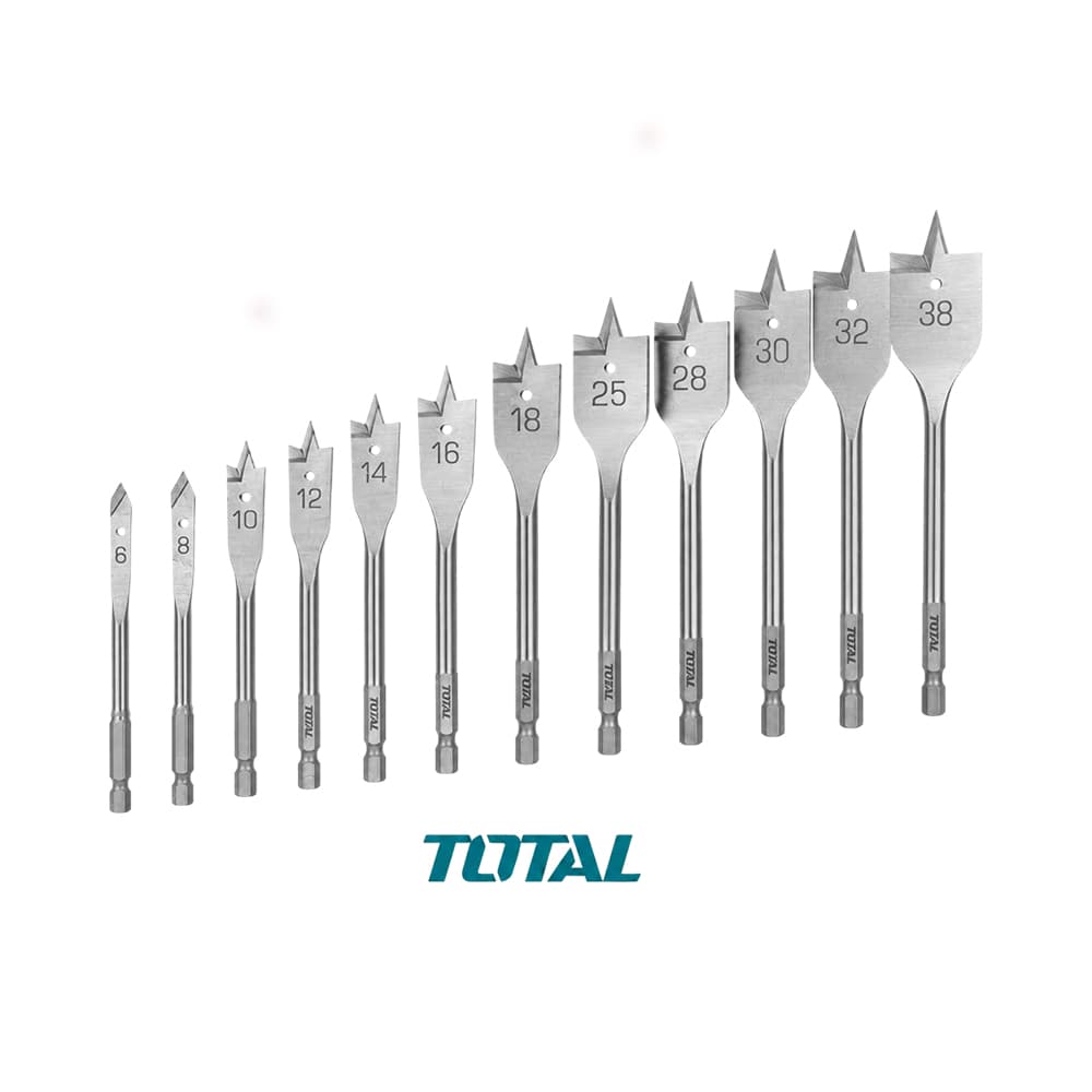 Jogo de Brocas Planas Total Tacsd70131 13 Peças