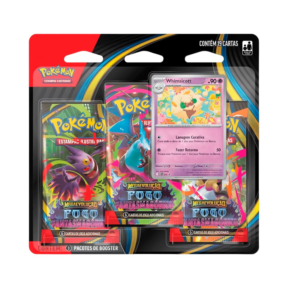Jogo de Cartas Pokémon Megaevolución Fogo Fantasma