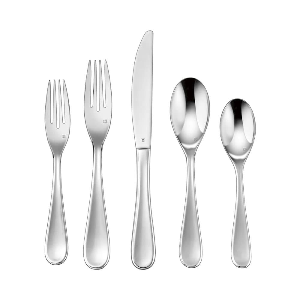 Jogo de Talheres Cuisinart Elite Maree Prata 20 Peças