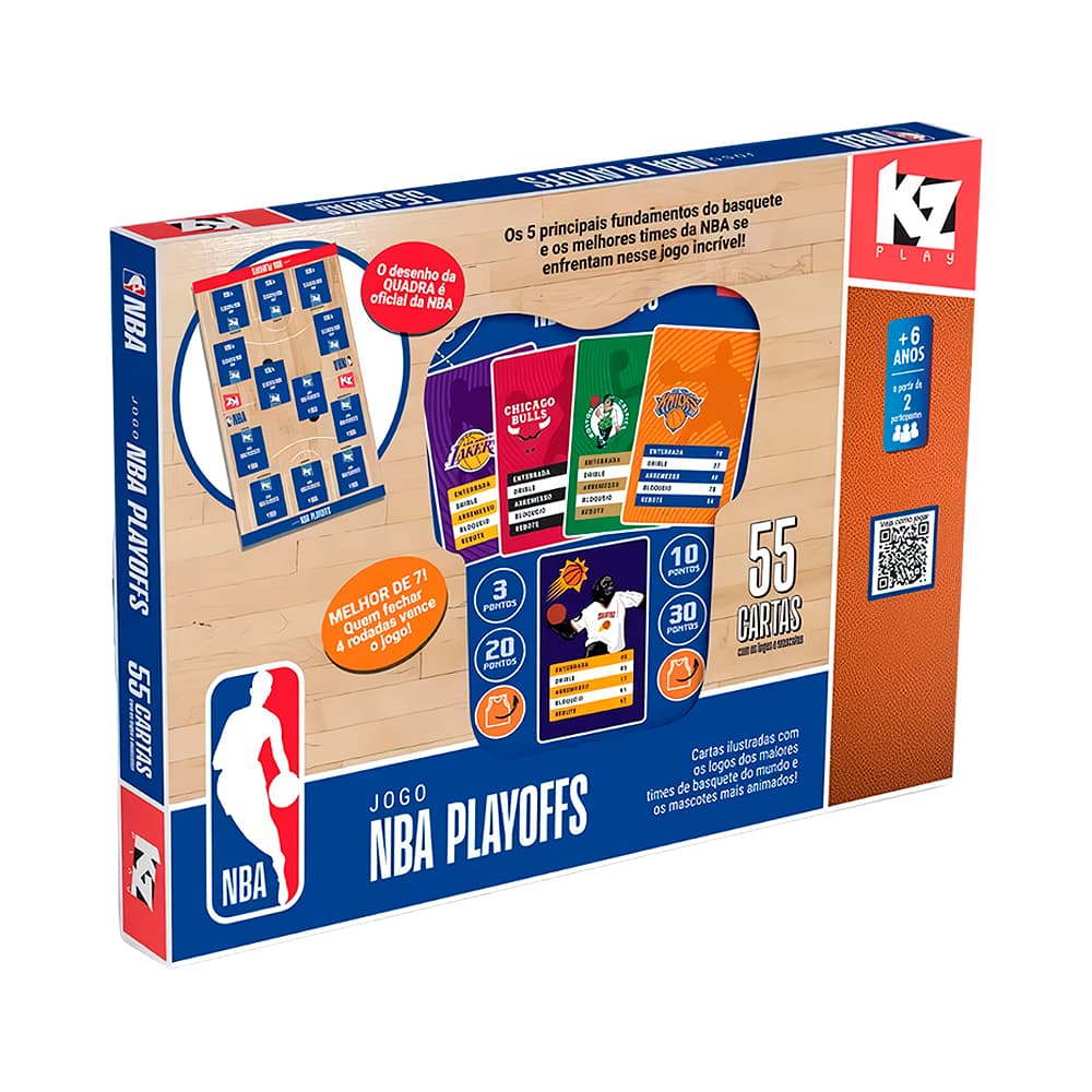 Jogo de Mesa Kz Elka Play Nba Playoffs 1255