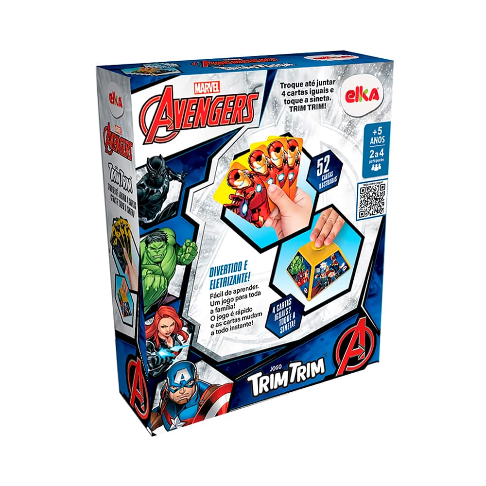 Jogo de Mesa Elka Marvel Avengers Trim Trim 1241