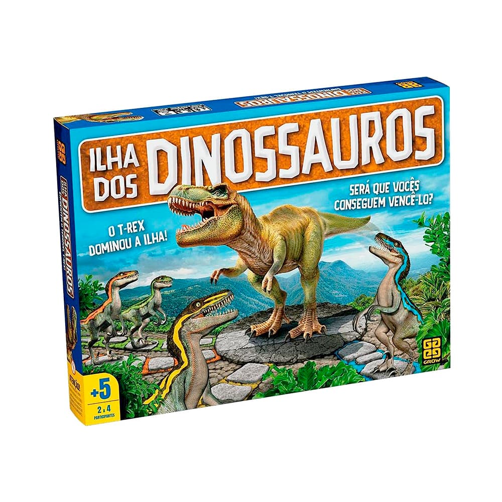Jogo de Mesa Grow Isla de Los Dinosaurios
