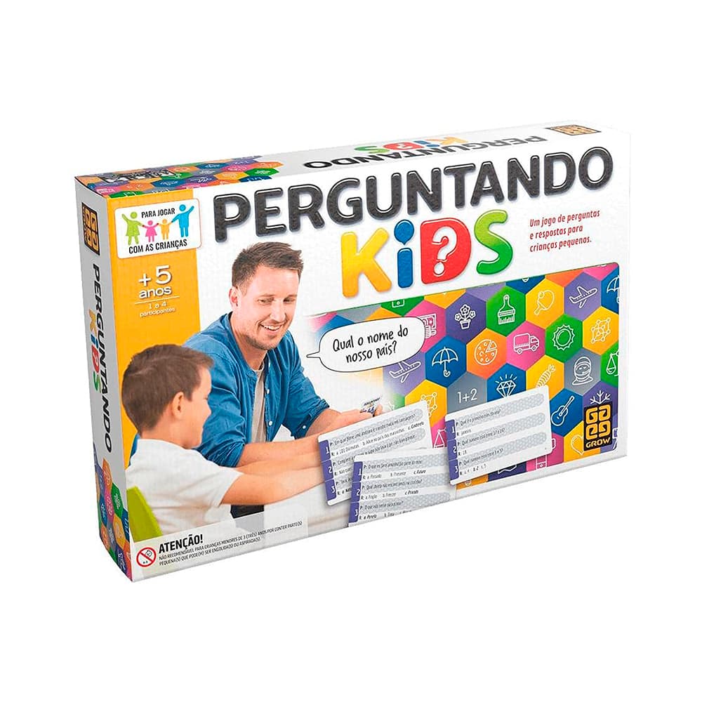 Jogo de Mesa Preguntando Kids Grow 03960