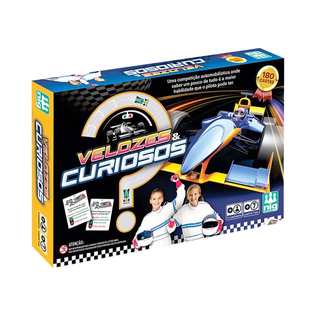 Jogo de Mesa Nig Brinquedos Rápido & Curioso 1185