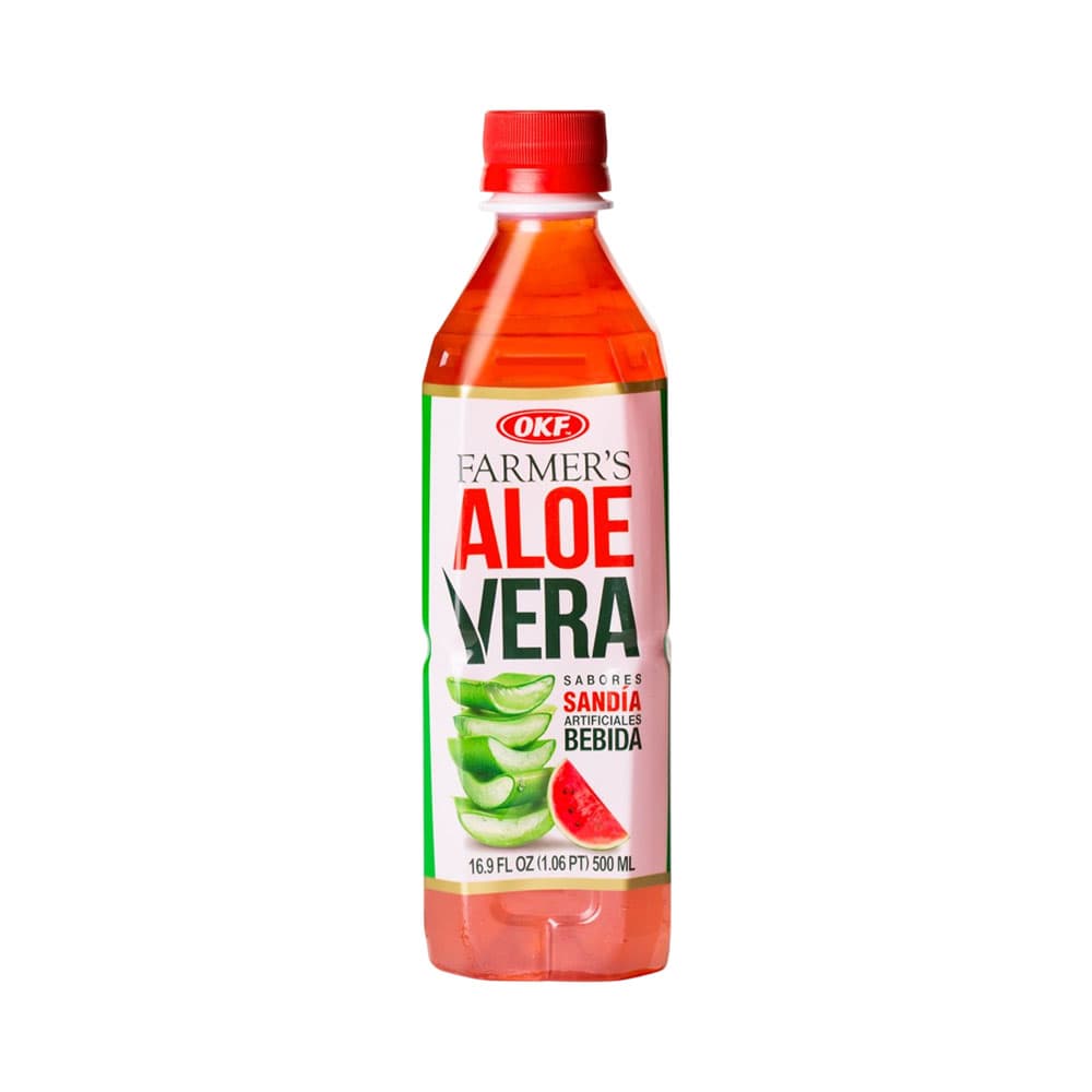 Suco Okf Farmer's Aloe Vera Drink Melancia 500ml