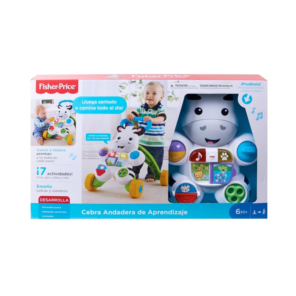 Andador de Aprendizagem Fisher Price Zebra Dmp82