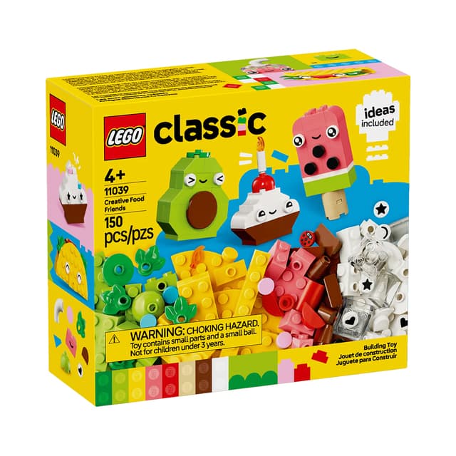 Brinquedo de Construção Lego Classic Creative Food Friends 11039 150 Peças