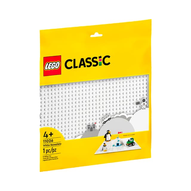 Bloco de Construção Lego Classic Base Branca 11026 1 Peça