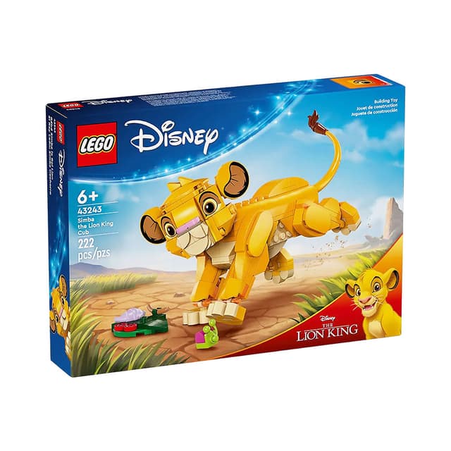 Bloco de Montar Disney Simba O Rei Leão Cub 43243 222 Peças