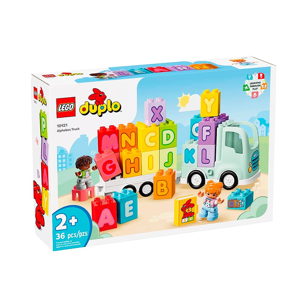 Caminhão de Alfabeto Lego Duplo 10421 36 Peças