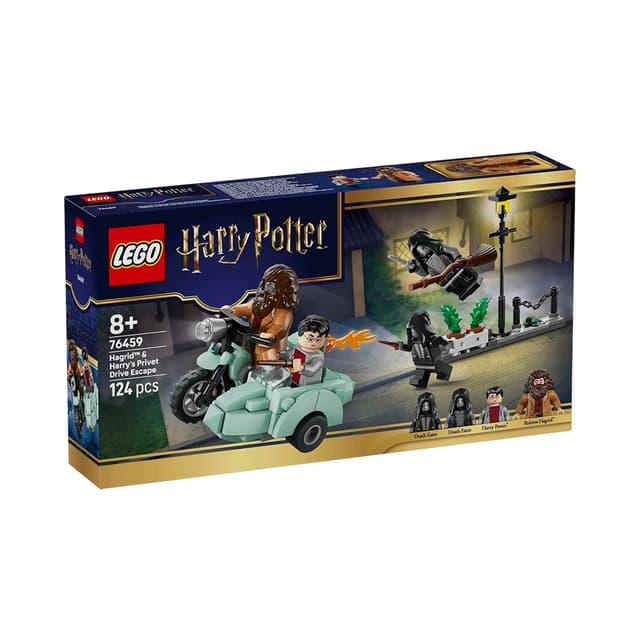 Bloco de Montar Lego Harry Potter Hagrid e Harry's Privet Drive Escape 76459 124 Peças