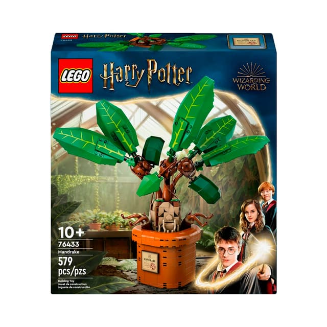 Brinquedo de Construção Lego Harry Potter Wizarding World Mandrake 76433 579 Peças