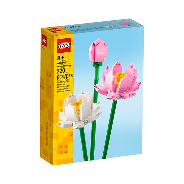 Blocos de Montar Lego Flores de Lótus 40647 220 Peças