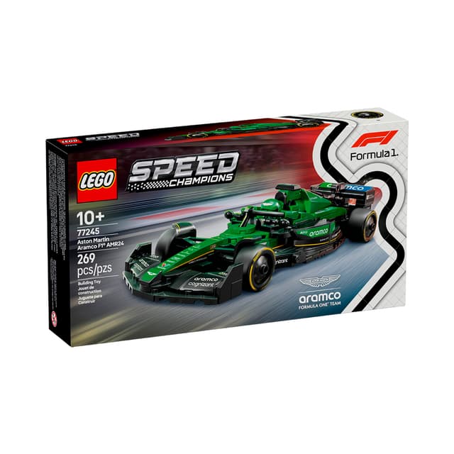 Bloco de Montar Lego Speed Champions Aston Martin Aramco F1 Amr24 77245 269 Peças