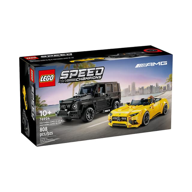 Blocos de Montar Lego Speed Champions Mercedes-AMG G 63 & Mercedes-AMG Sl 63 76924 808 Peças