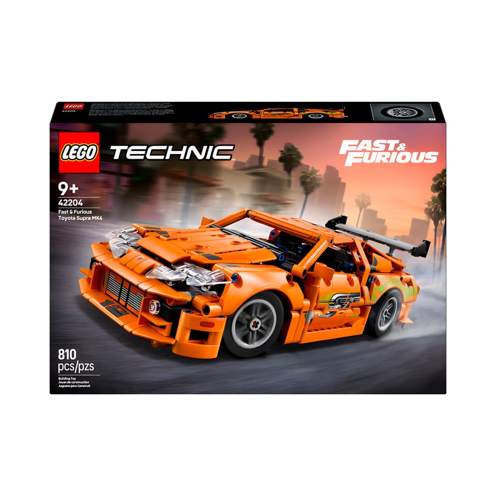 Brinquedo de Construção Lego Technic Fast And Furious Toyota Supra Mk4 42204 810 Peças