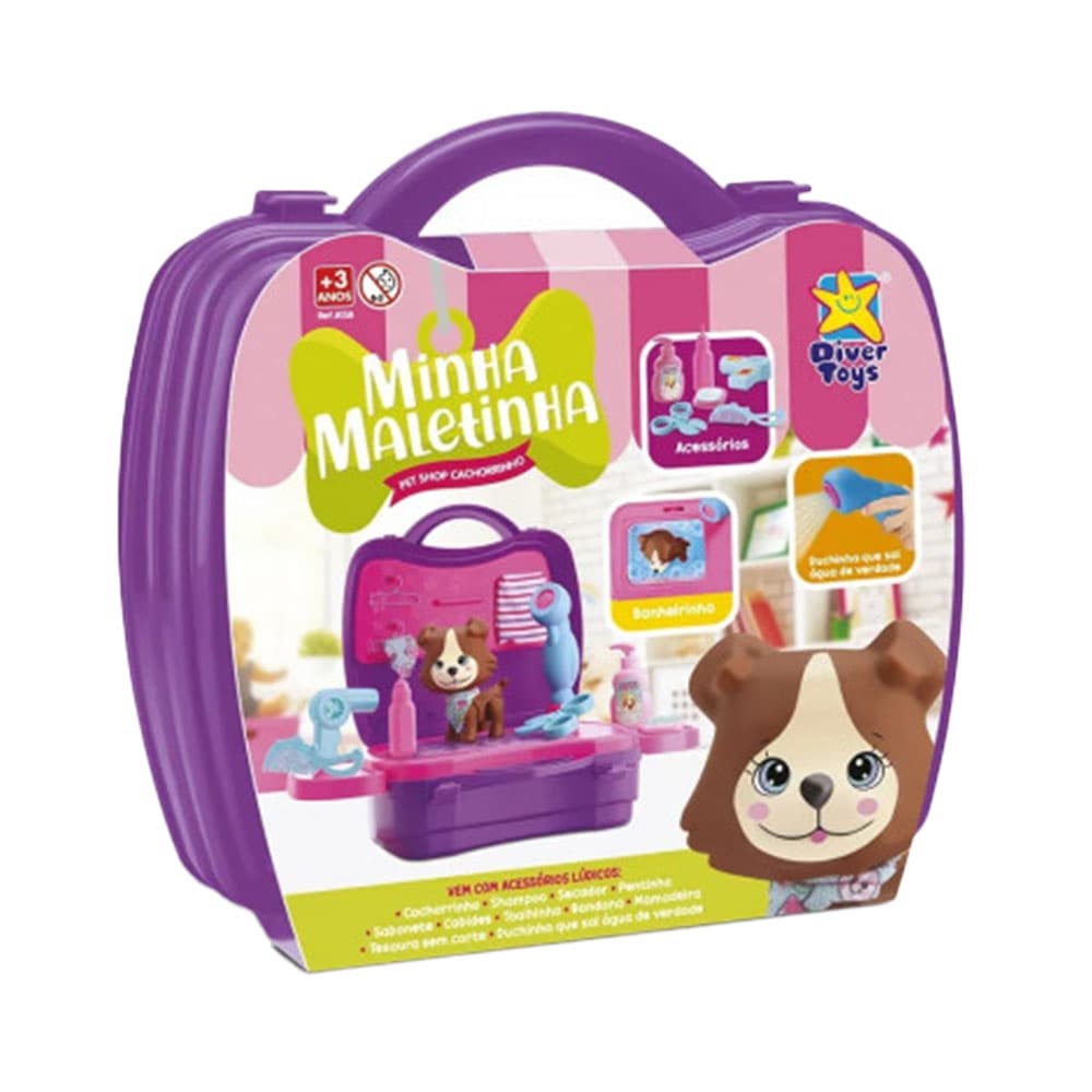 Brinquedo Divertoys Minha Maletinha Pet Shot