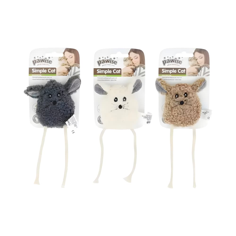 Brinquedo para Gato Pawise 28252 Simple Cat Pelúcia de Ovelha Sortido 1 Peça