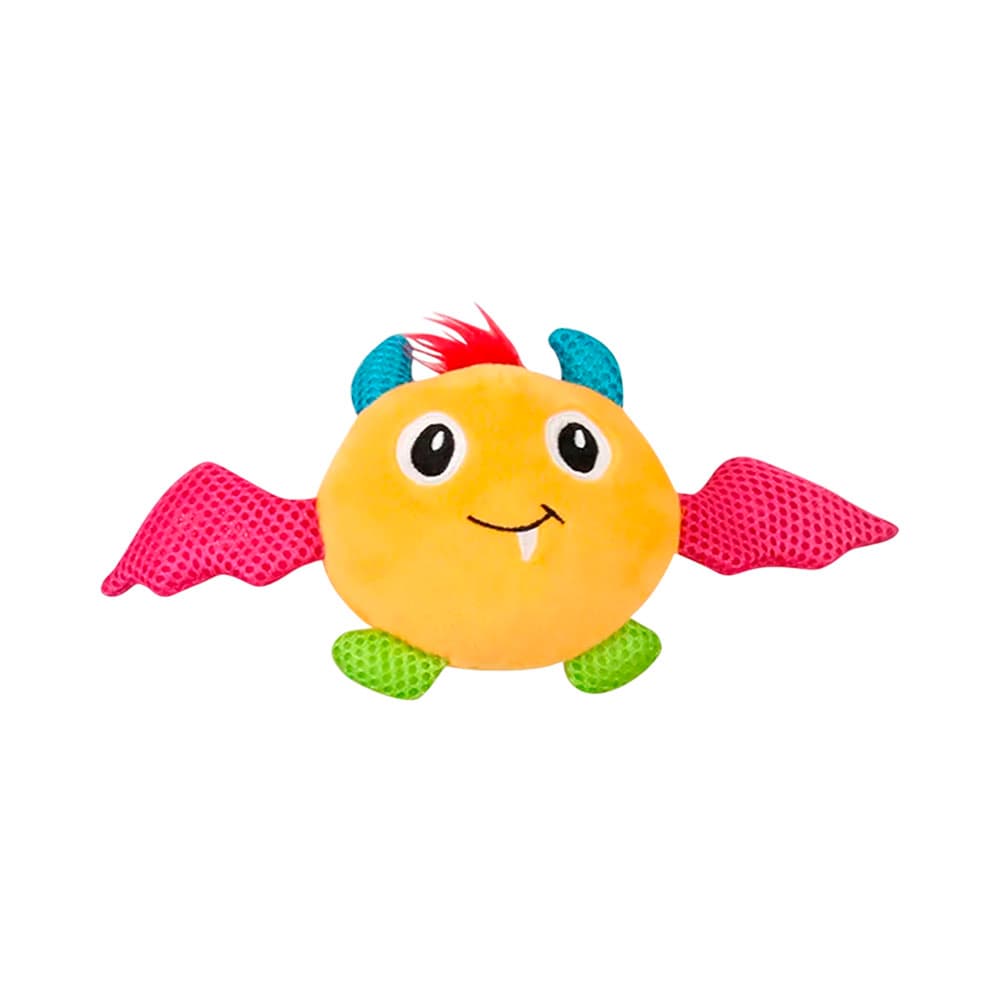 Brinquedo para Pet Pawise Pelúcia de Monstro 14 Cm Multicolorido