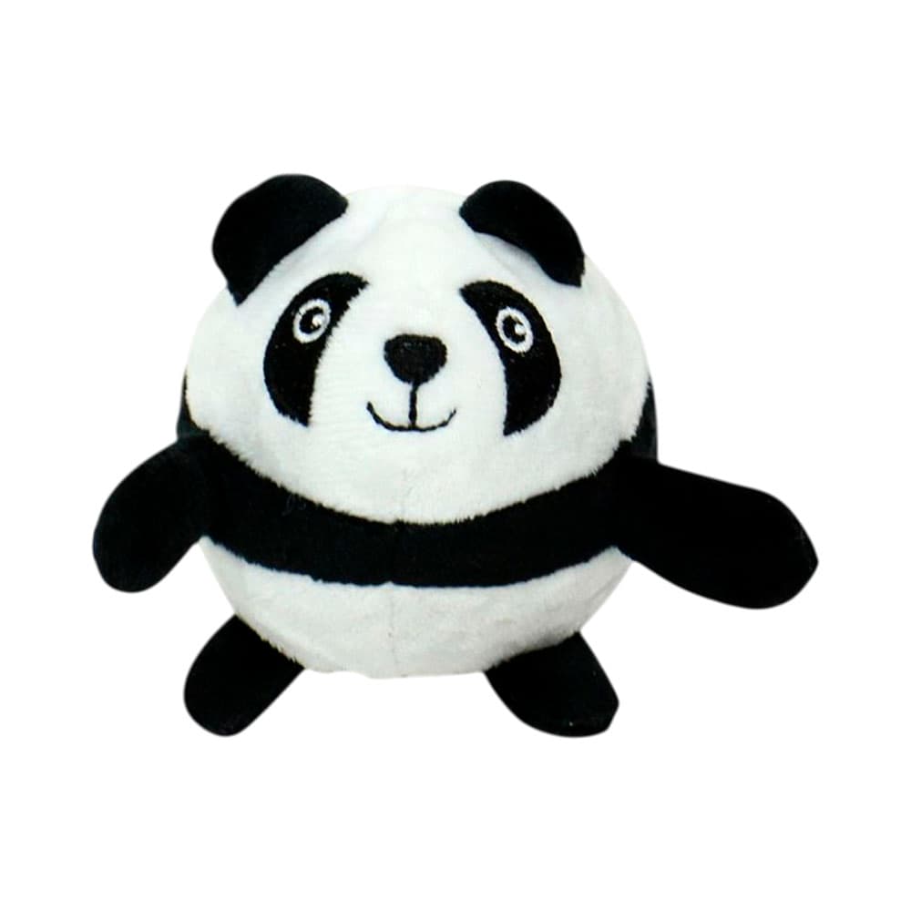 Brinquedo de Pelúcia para Pet Pawise Urso Panda 16 Cm Branco/Preto
