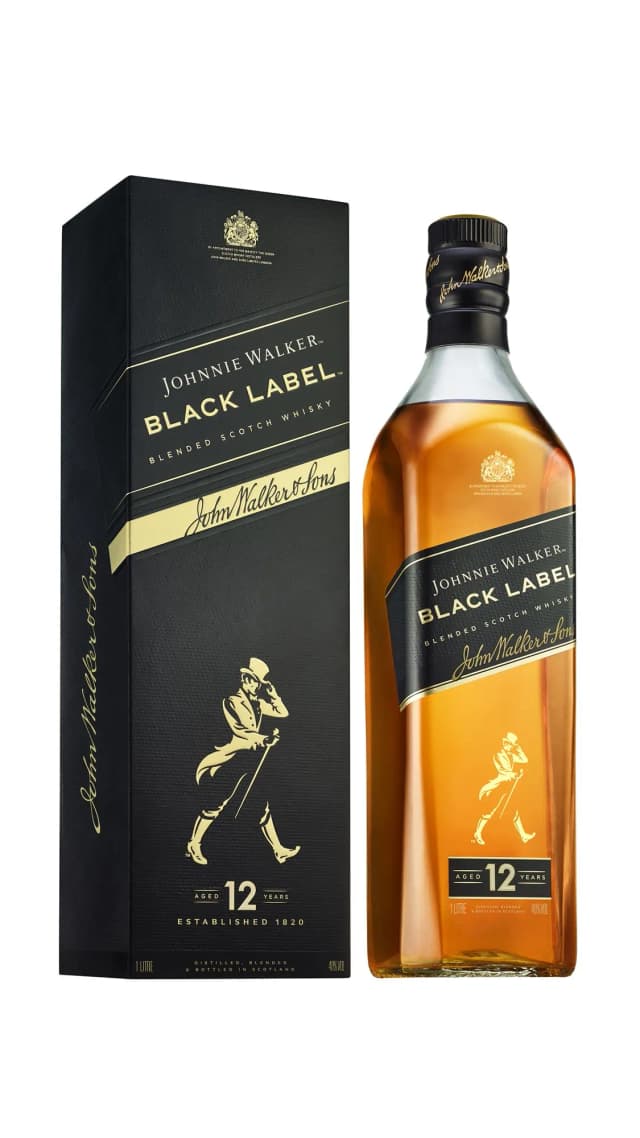 Whisky Johnnie Walker Black Label 1L