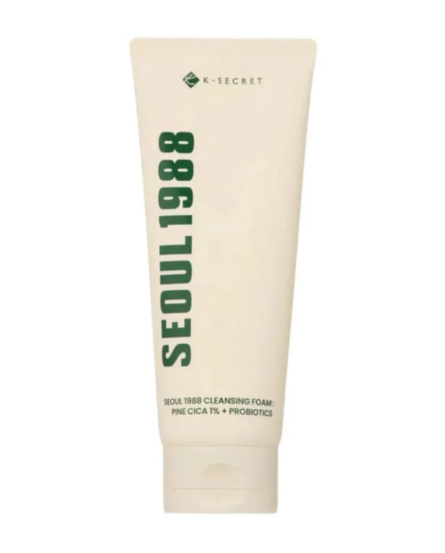 Espuma de Limpeza K-Secret Seoul 1988 Foam Pine Cica1% + Probióticos 150ml