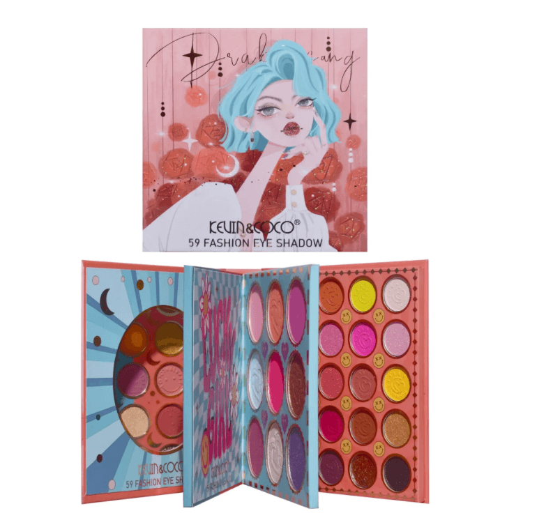 Paleta de Sombras Kevin & Coco Kc231392 59 Cores