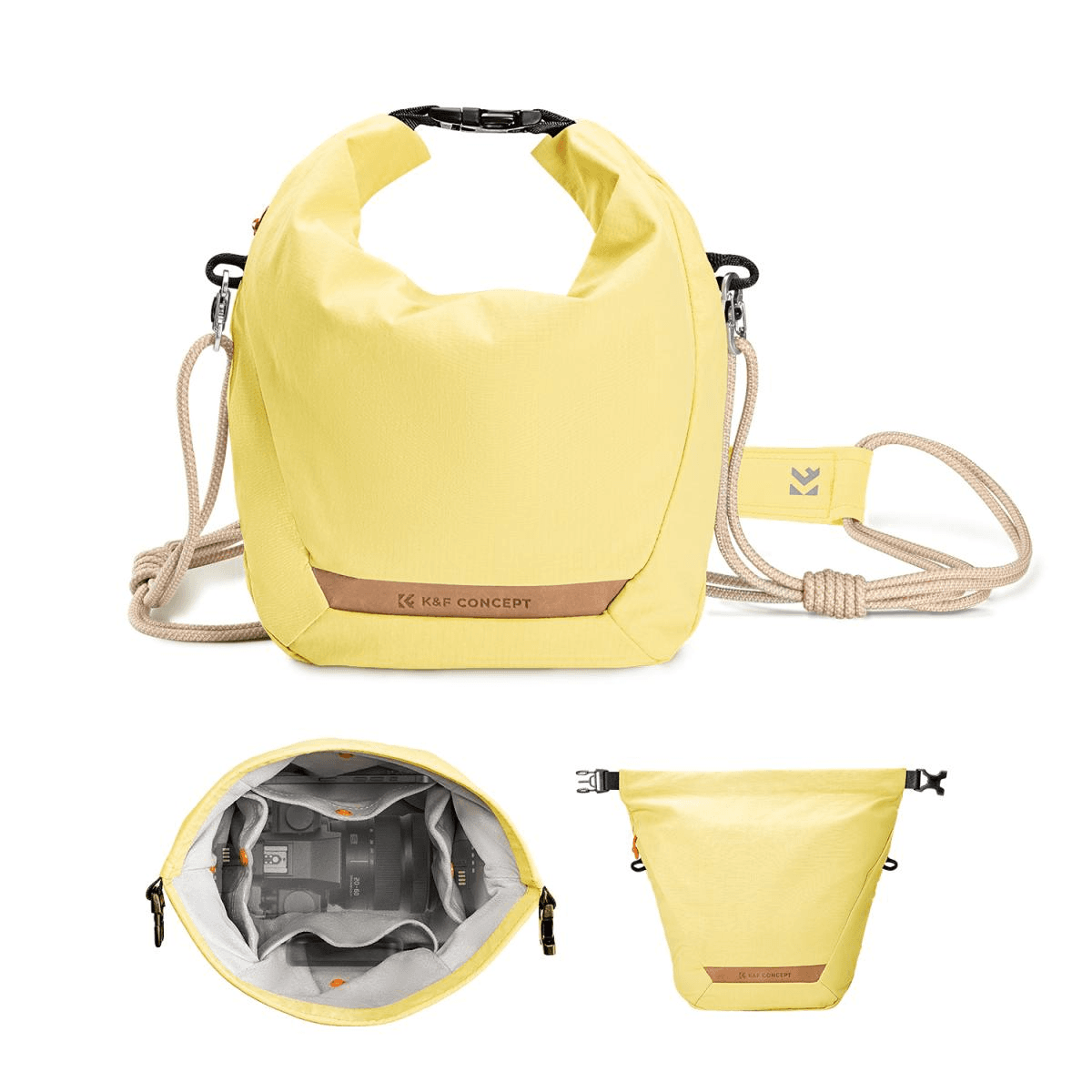 Bolsa para Câmera K&f Concept KF13.168V4 Amarelo