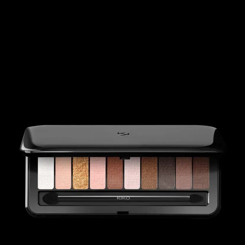 Paleta de Sombras Kiko Milano Soft Nude 02 10 Cores