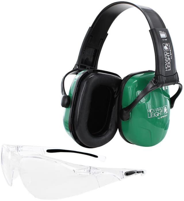 Kit Abafador e Óculos de Proteção Honeywell Shooting Safety R-01761